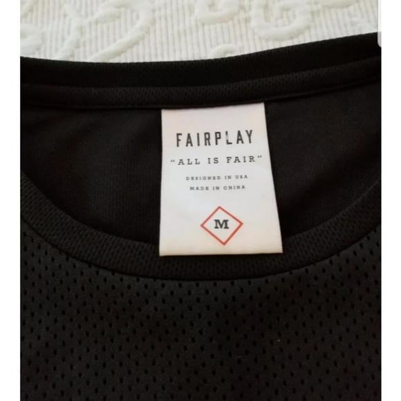 Basic elongated tee mesh sleeves and back tee Med - Picture 5 of 8